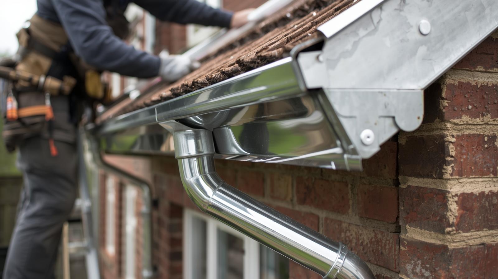 Zinkwerk en koperwerk installatie